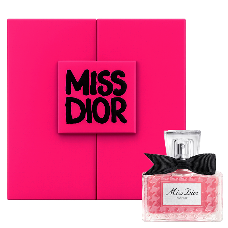 Dior Miss Dior Essence 5ml in Hot Pink Graffiti Gift Box